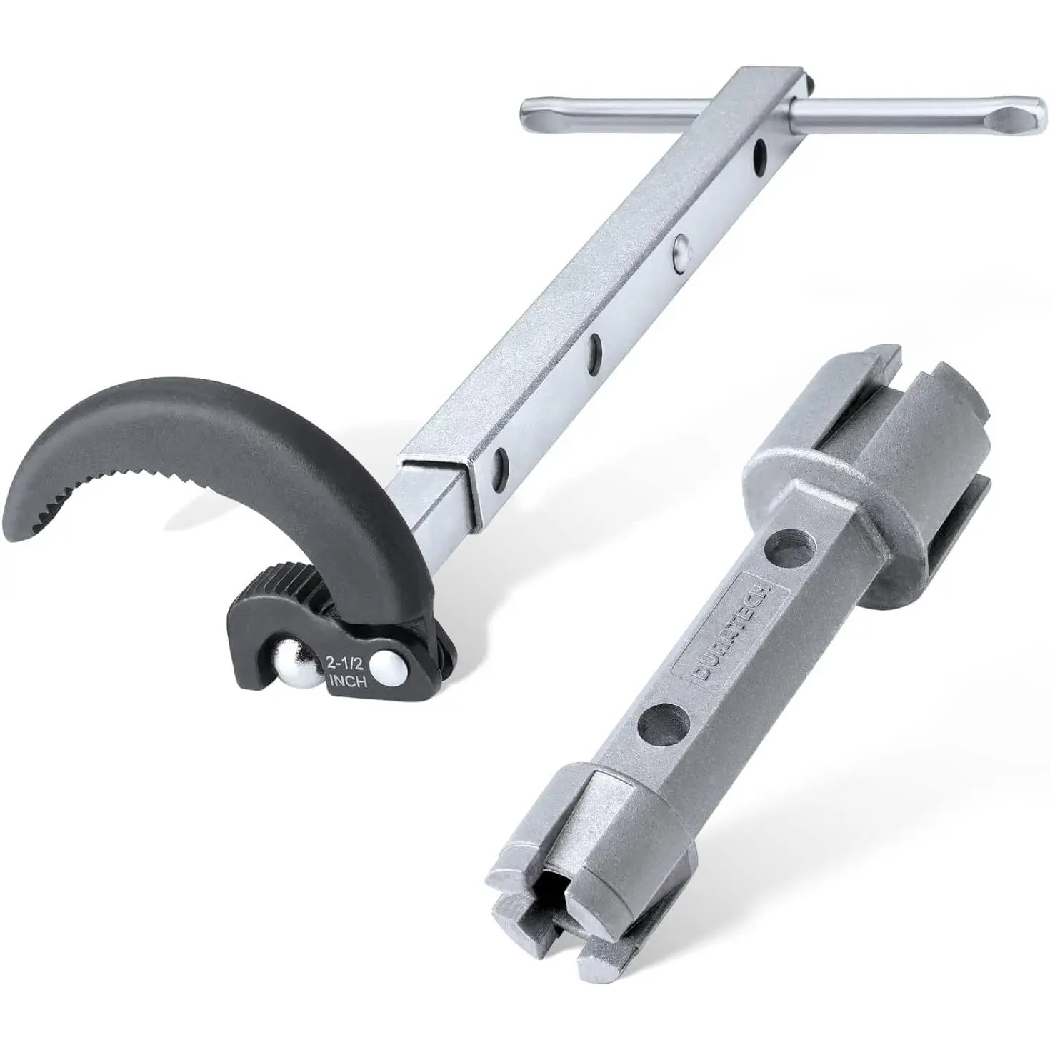 10 "-17" Telescoping Basin Wrench | Tub Drain Remover Wrench with /8" to 2-1/2" Large Jaw Capacity,  Alloy Drain ,  Ended