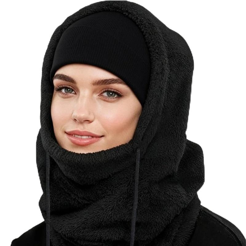 1pc Winter Warm Velvet Balaclava WindResistant Winter Face Mask,unisex Fleeced Ski Mask Cover cap,suitable for Outdoor Activitiy