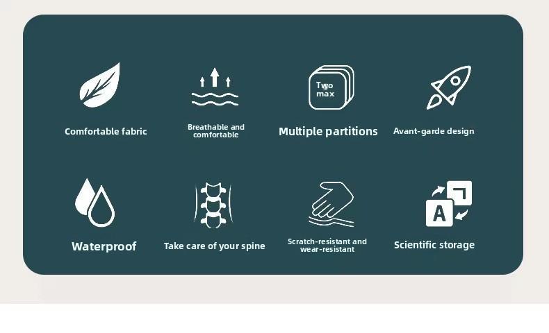 2026 New Model Elementary School Backpack for Grades One to Six, Lightweight, Pressure-Reducing, Durable, Multi-Layered, Breathable Children's Backpack