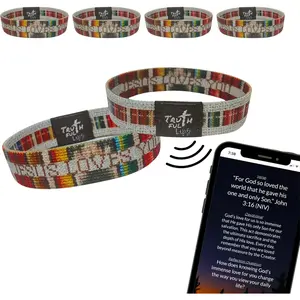 Daily Devotional Bracelets -  Verse Bracelets - Scripture Bracelets - NFC Tap  Bracelets