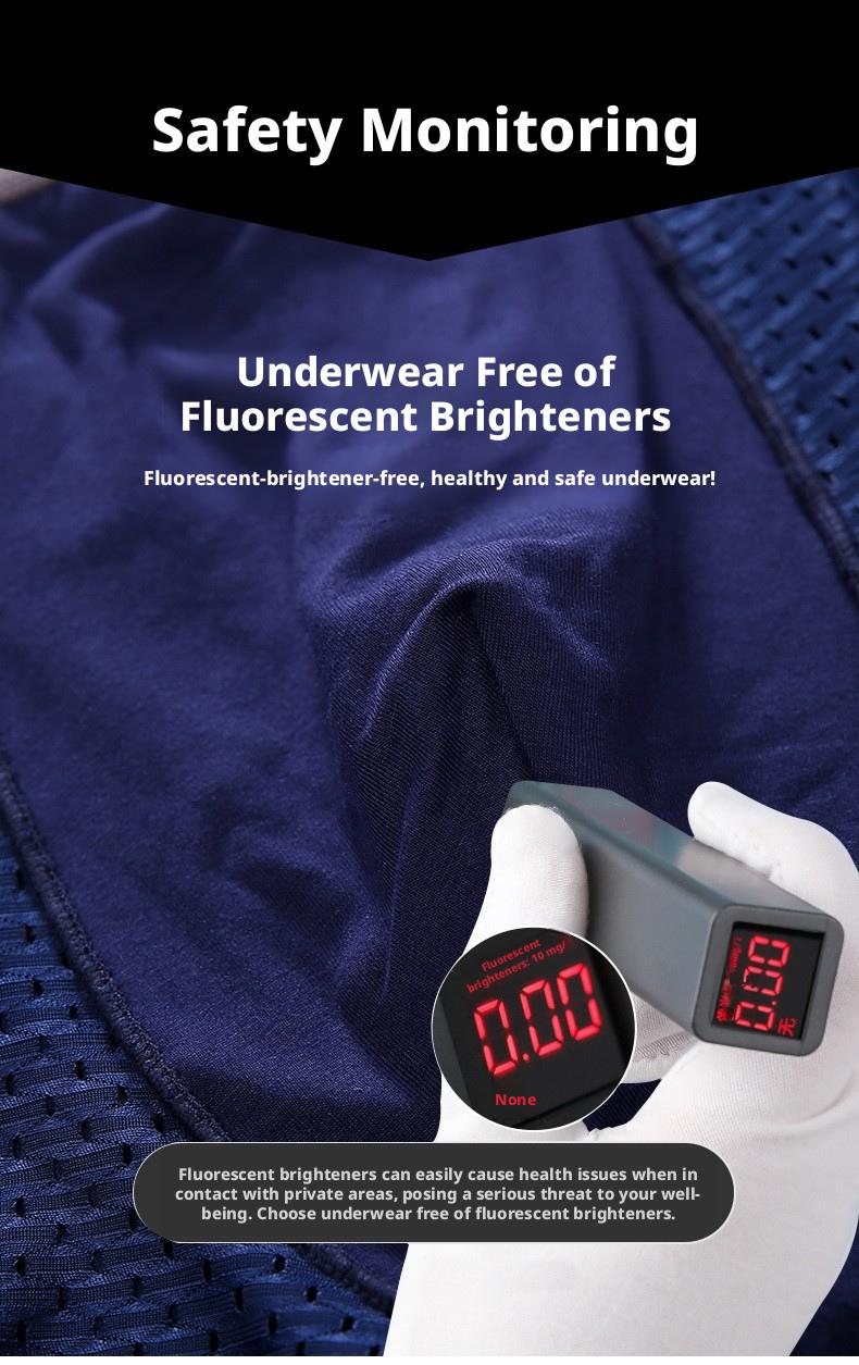 Men's Ice Silk Breathable Mesh Boxer Briefs Ice Silk Bamboo Fiber Moisture Wicking Quick Dry Soft Comfortable Cool Anti Odor Underwear For Summer Daily Wear Workout Gym Sports Casual Hot Weather 4 Pack Multicolor