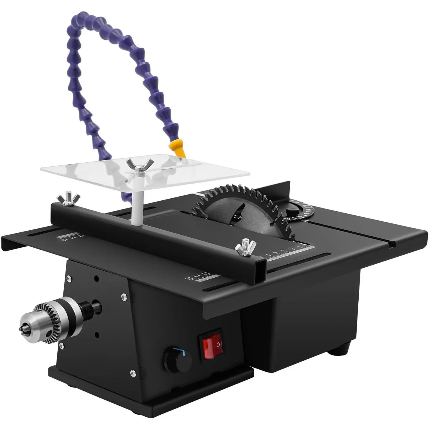 Electric Table Gem Faceting Machine with 1850w Motor, 45mm Cold-Rolled Steel Body, Adjustable Speed - Jade Grinding Polishing, Jewelry Angle Polishing, Gemstone Engraving Cutting Milling for Jewelry Craftsmen DIY Making (Complete Accessories), 1.5M/4.92Ft