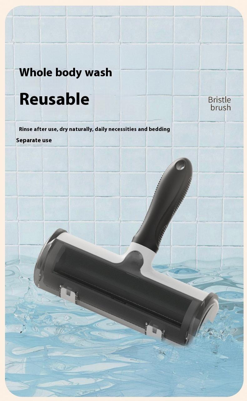 Washable Sticky Lint Roller Pet Hair Remover Reusable Lint Removal Brush for Clothes Furniture dog pepper spray cow scratching head lice comb big lice removal comb tick removal comb deshedding nozzle short hair Portable Retractable Wooden Nail File