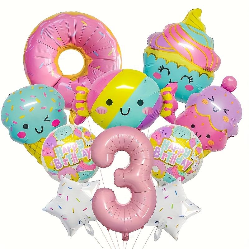 New Candy Ice Cream Balloon Set - Birthday Anniversary Scene Decoration Aluminum Foil Balloons, Christmas Decorations, Navidad Decoración