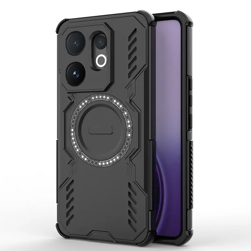 Case for Vivo V60 Durable Four-Point Reinforced Protection Case, Shockproof, Pressure-Resistant, Wireless Charging, Heat Dissipation, Drop-Proof for Vivo V60 Case