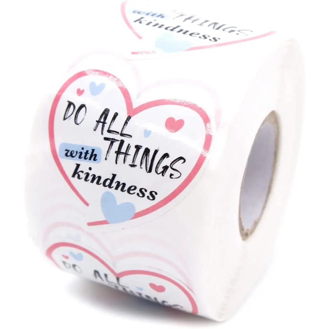 Do  Things with Kindness Stickers,Thank You Uplifting Roll Stickers,Be Kind  People with Kindness Sticker for Projects Envelopes 500 count