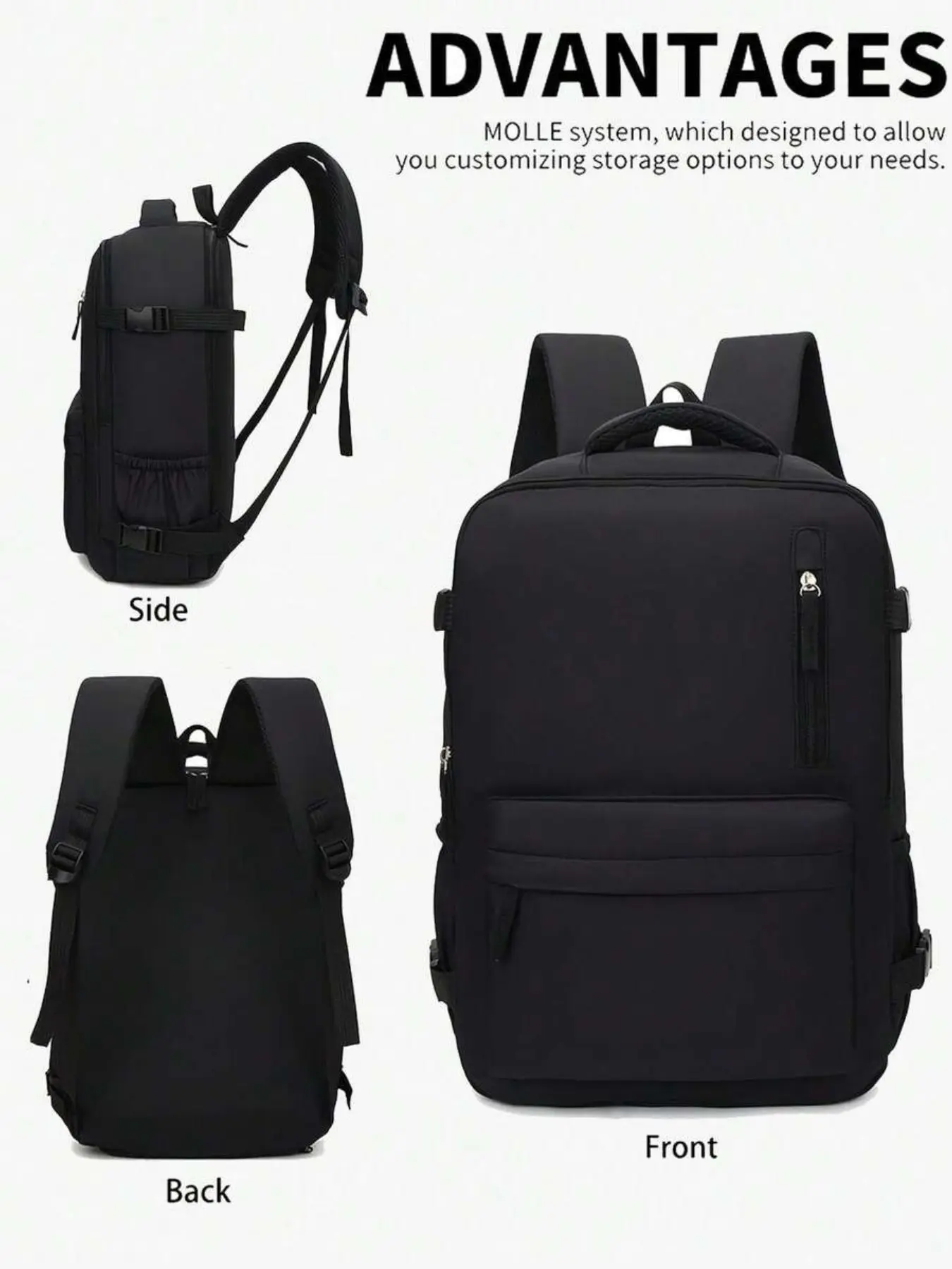 Travel Backpack Ryanair Cabin Bags 40x30x20 Large Capacity Hiking Backpack Airline Carry-On Flight Approved Backpack Women's Backpack Men's Business Commuter Bag Laptop Bag Outdoor Lightweight Travel Backpack Ryanair Cabin Bags  Underseat