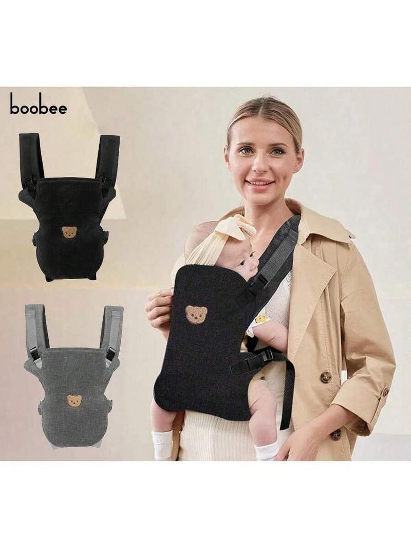 Ergonomic Multifunctional Baby Carrier, Lightweight Carrier, Newborn Sling Carriers, 4-In-1 Portable Travel Gear, Adjustable Comfortable Front & Back Straps, Perfect Gift for Newborns