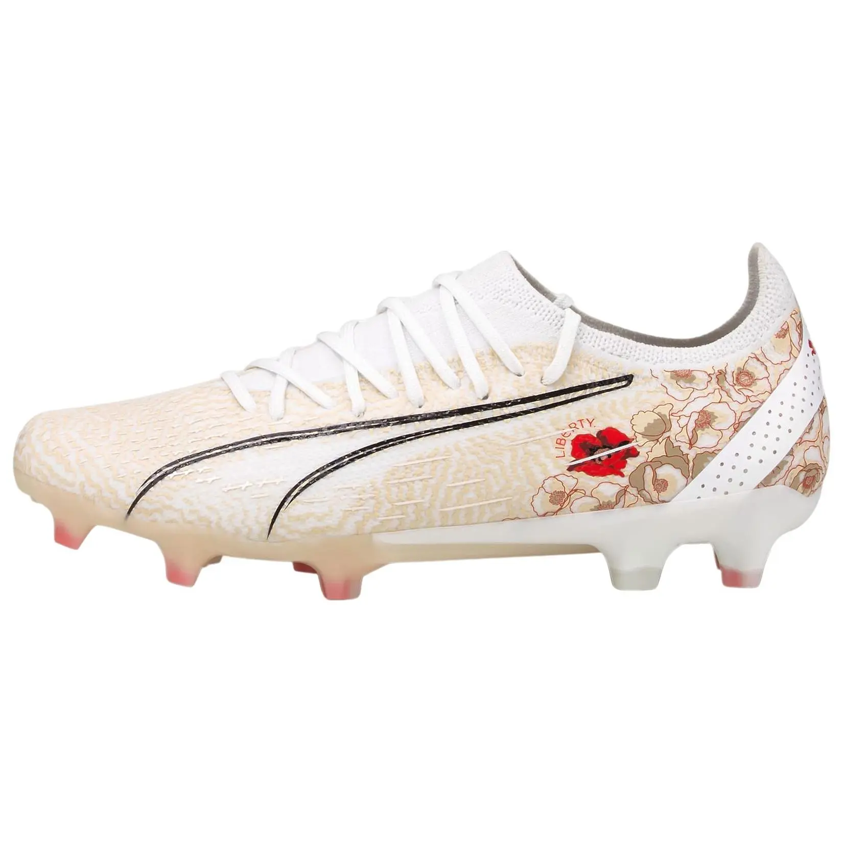 Women's Liberty x PUMA Ultra Ultimate Soccer Cleats - Comfortable, Versatile Trending House White Official Maison Mihara Collaboration Shoes