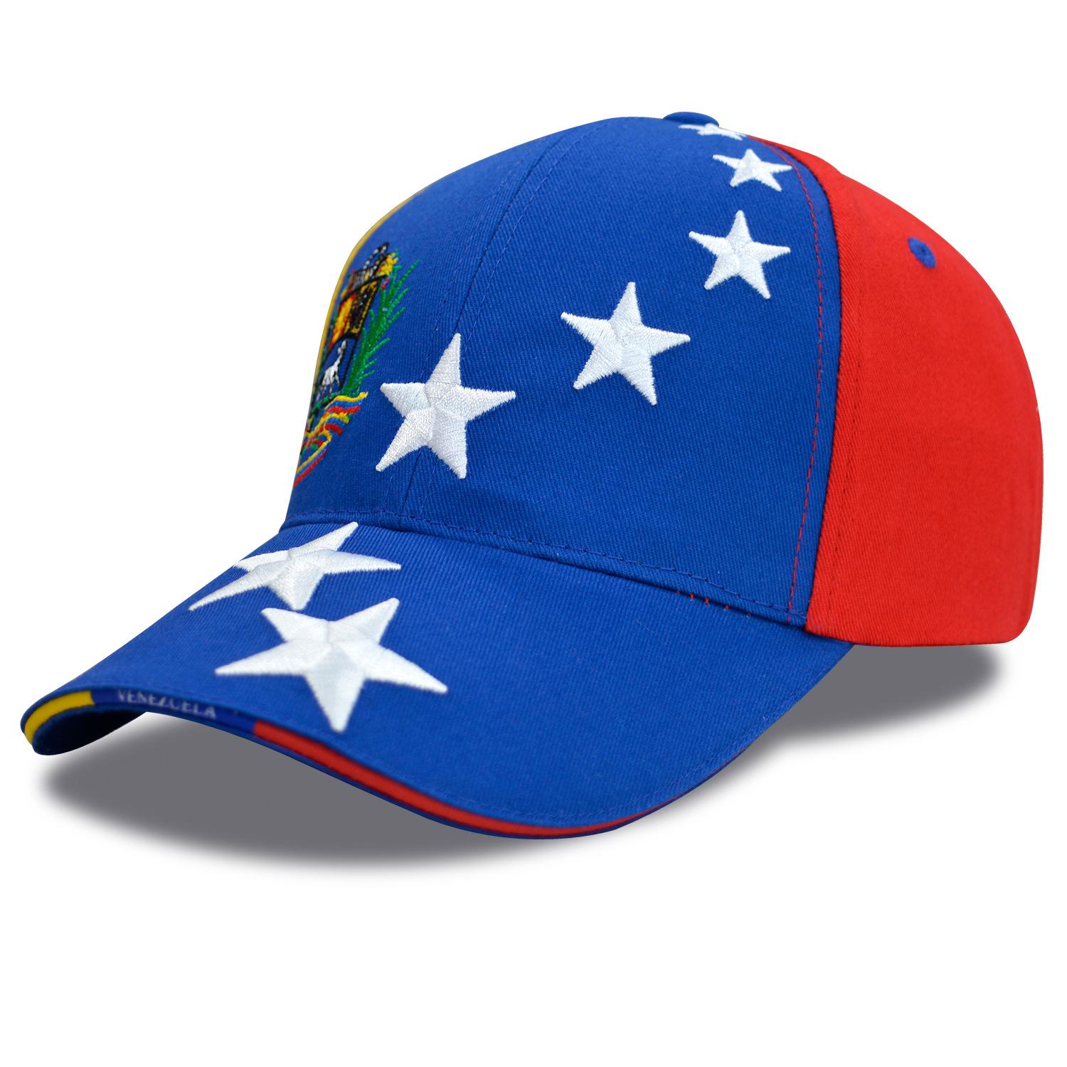 3D Embroidered Venezuelan Flag Baseball Cap| Adjustable Strap| Street Fashion Hat