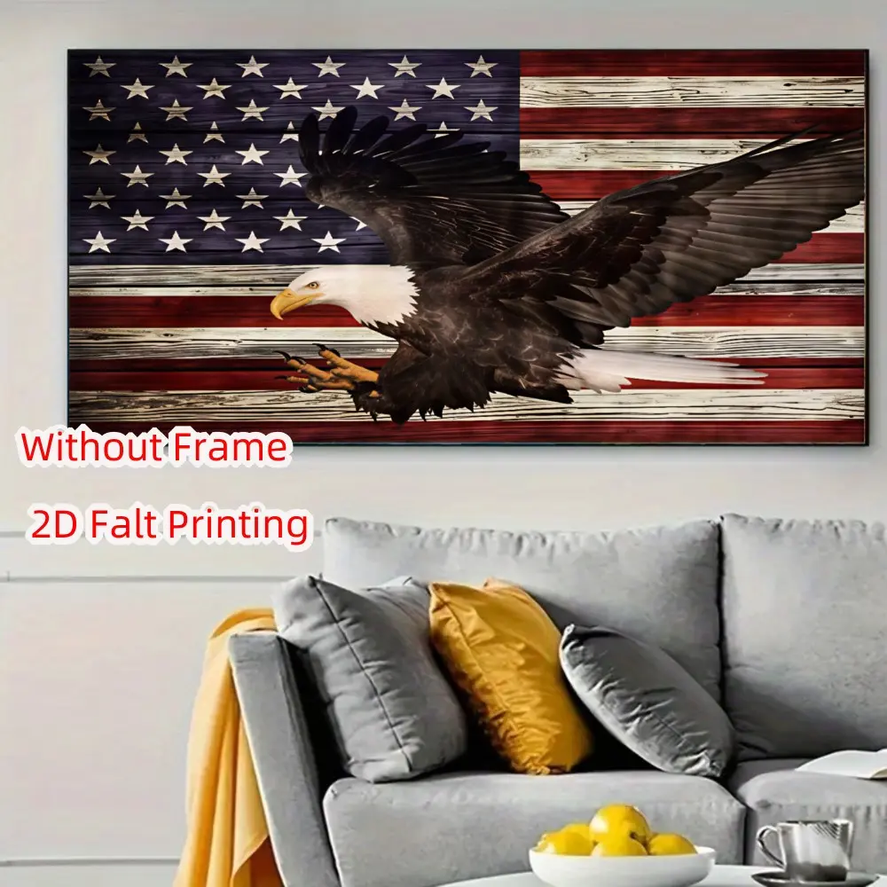 Large Eagle Diamond Painting Kit, Adult DIY 5D Diamond Art, Home Wall Decor, Full Round Diamonds, Beginner Friendly, Unframed