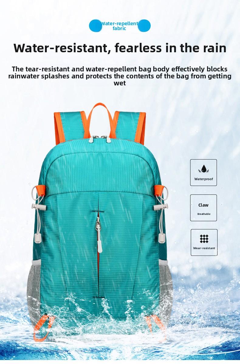 Sports Backpack Lightweight Travel Portable Folding Bag Men and Women Outdoor Mountaineering Bag Hiking Waterproof Backpack