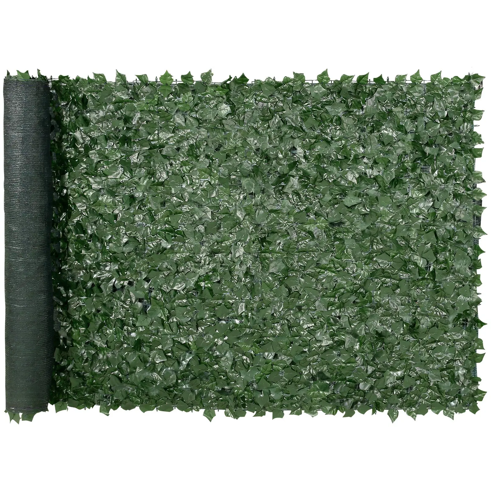 Privacy Ivy Fence, 59x 118in Artificial Green Wall Screen, Greenery Ivy Fence with Mesh Cloth Backing and Strengthened Joint, Faux Hedges Vine Leaf Decoration for Outdoor Garden, Yard, Balcony