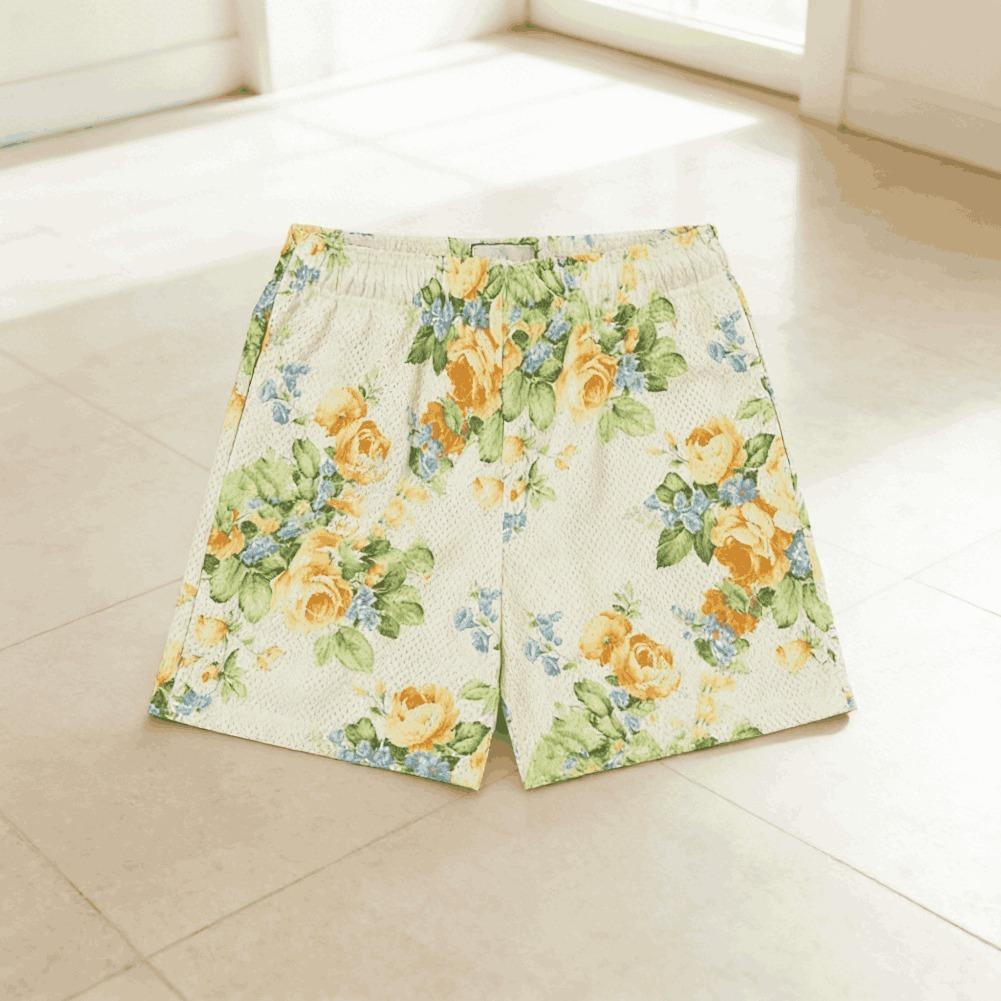 American Trendy Shorts Tree Trunk Graphics Casual Shorts Women Men Oversize Sports Trunks Street Short Pants Hawaii Beach Pants