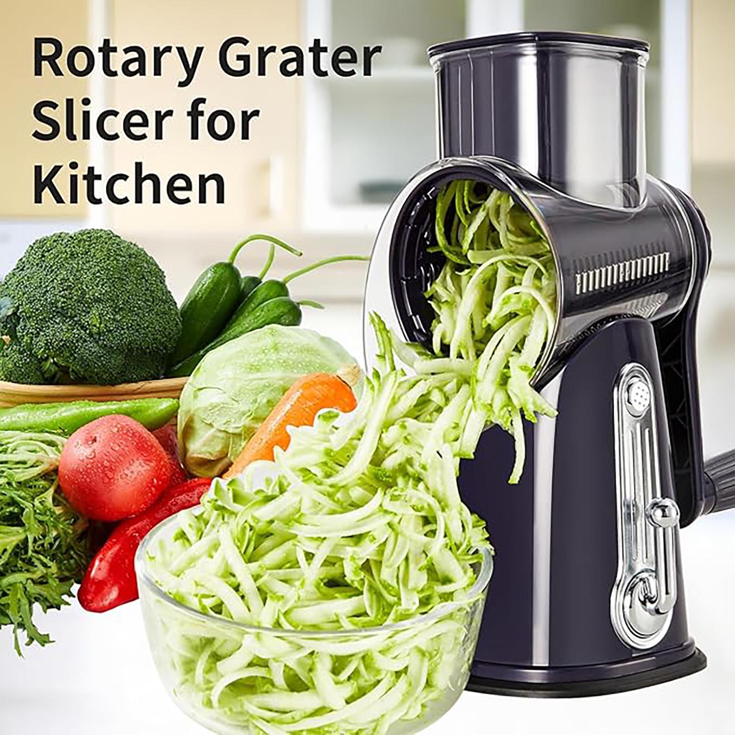 Hand-cranked Drum Vegetable Slicer, Grater, Household Multi-functional Vegetable Slicer, Potato Shreds Magic Tool, Slicer, Vegetable Cutting Slicer