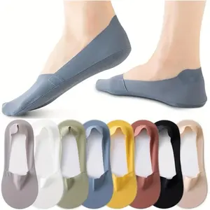 8 Pairs Of Seamless Low Cut Invisible Socks, Ultra-thin, Breathable And Not Stuffy Feet, Versatile Shallow Socks For Student Party Daily Use