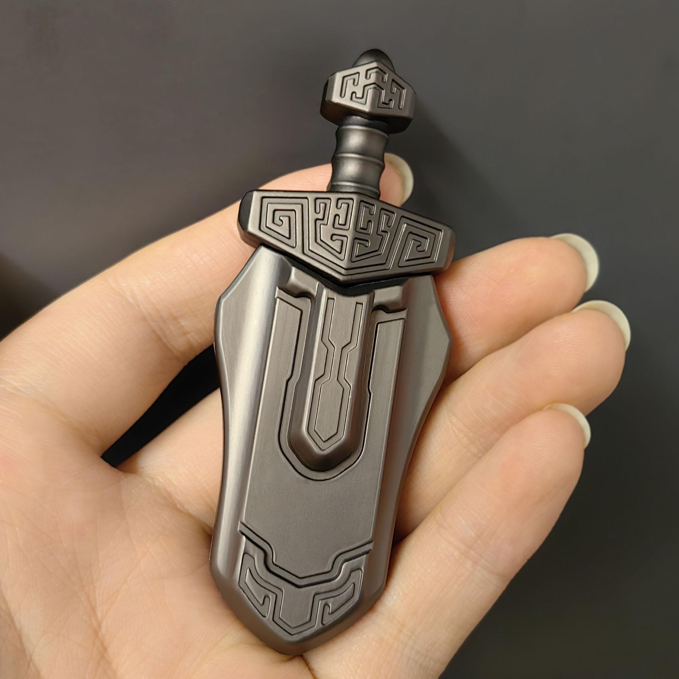 Metallic Sword Design Fidget Toy, Stress Relief Fidgeting, 1 Piece Stress Relief Toy for Adults, Portable Fidget Sliders, Anti-anxiety Office Toys