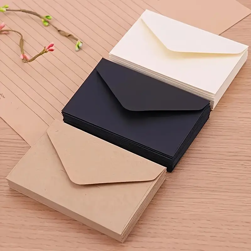 10 Mini Elegant Envelopes, Vintage Romantic Envelopes for Valentine's Day, Perfect for Small Items and Love Letters, Various Occasions