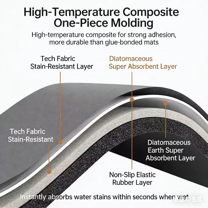 Bath Mat Runner Long Bathroom Mat Rug Non Slip Super Absorbent Stain Resistant Quick Dry Thin Bathroom Rug Fit Under Door-Bath Mats for Bathroom Floor Bathtub Vanity-Bathmat