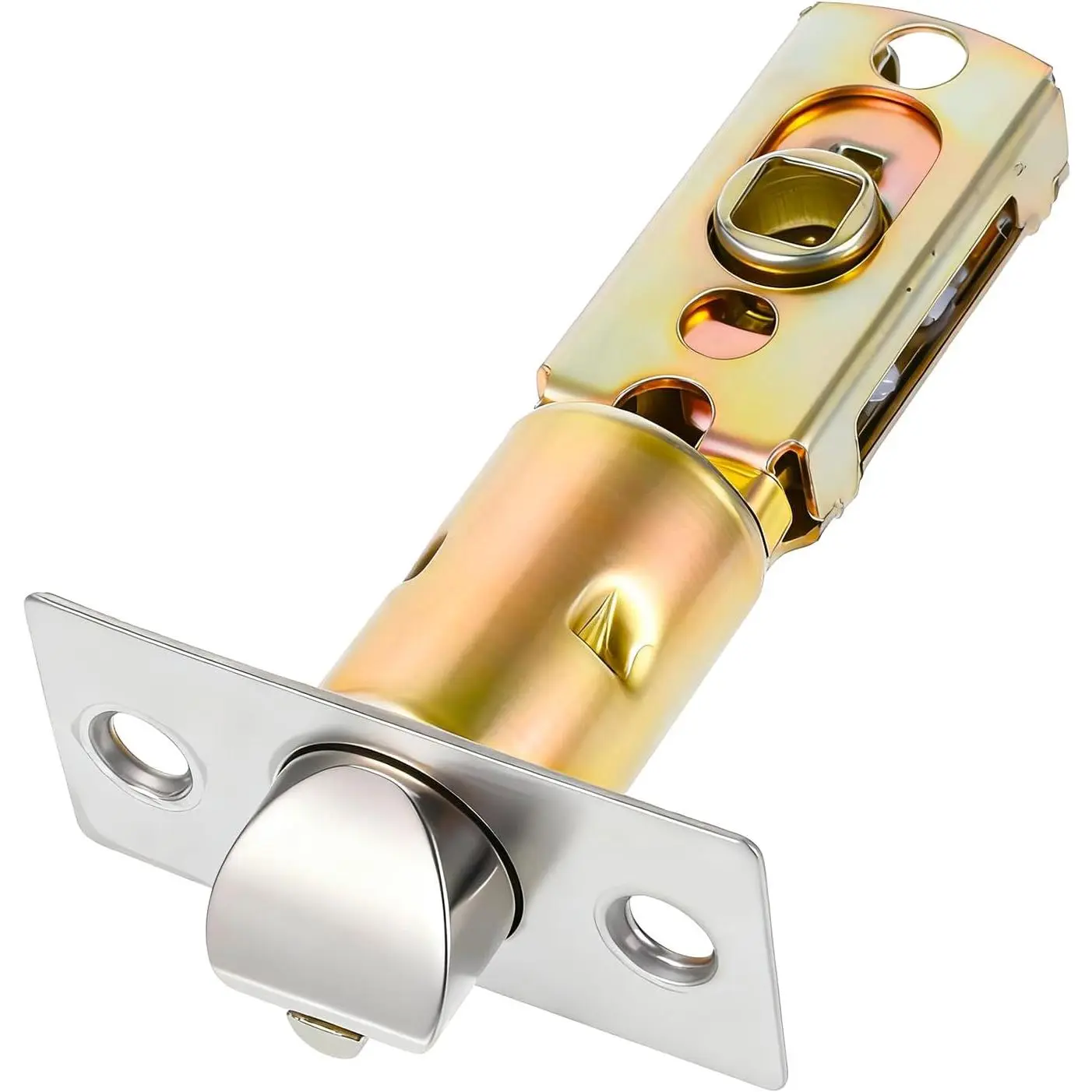 Adjustable Door Latch, 60/70mm Adjustable Passage Door Latch, Doors Knob Latches, Tubular Mortice Latches, Doors Knob  for Lever Handles, Internal Handles