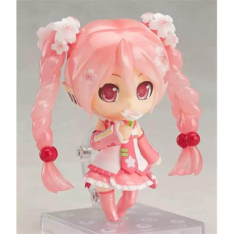 Hatsune Miku Animation Game Peripheral Toys Sakura Snow Miku Anime Action Movable Model Figures Collection NTR