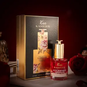 Rose Essence Luxury Oil 30ML, 100% Pure Rose Essential Oil and Petals, Moisturizing and Firming, Face and Body Care, Suitable for All Skin Types