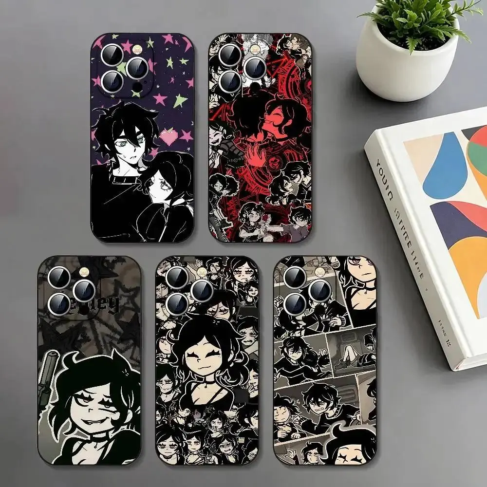 The Coffin of Andy and Leyley C Slim Black Shockproof Phone Case Designed for iPhone 11-17 Pro Max/Plus & Samsung Galaxy S23-S25