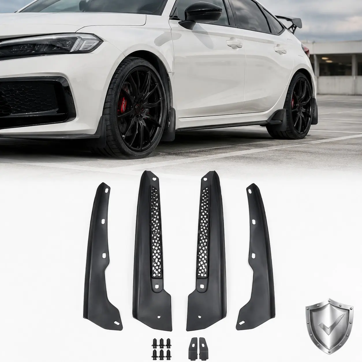 For Honda Civic Fl5 Type R Dedicated Mudguard, Custom Automotive Protection Accessory, Resistant to Debris Impact, Motorcycle Safety Gear
