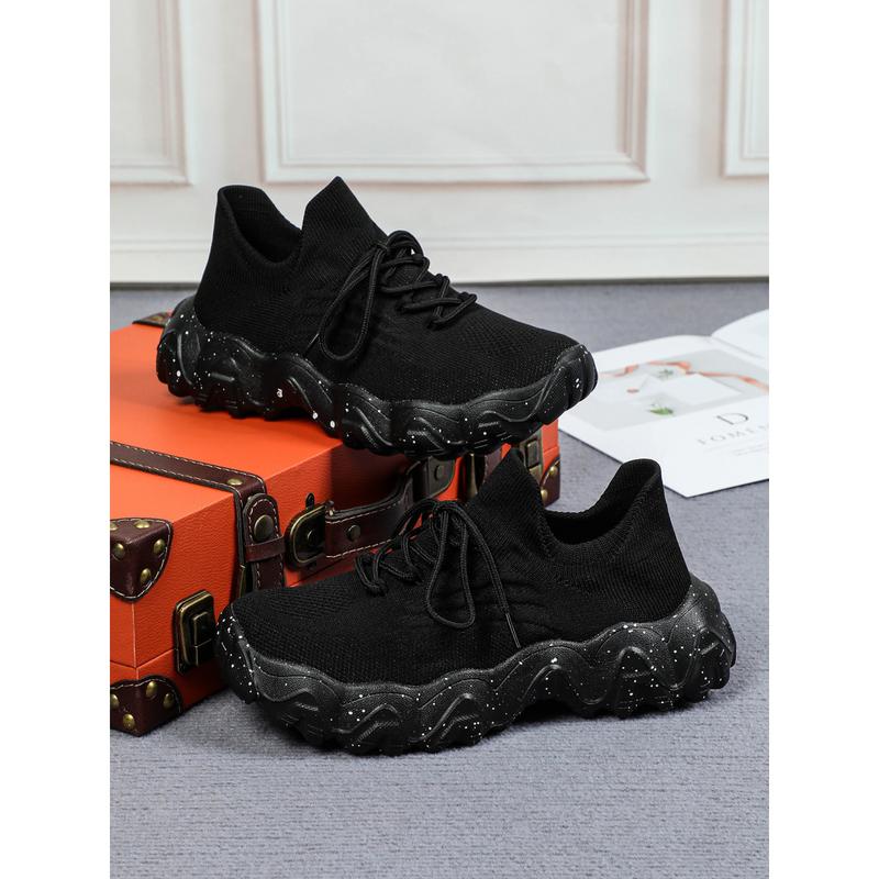 Women's Sock-Fit Lightweight Training Sneakers Zero Gravity Running Shoes for HIIT Yoga 24/7 Hustle Air-Weave Mesh Lace Up Low Top Hot Pink Sneakers