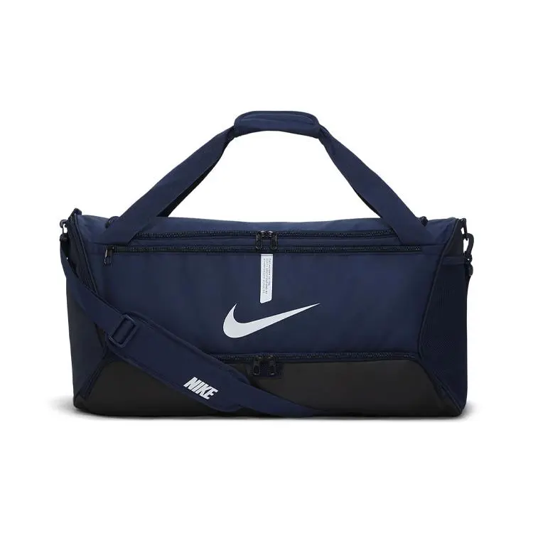 Nike Dual-Zip Camping Bag for Men and Women – Sporty Travel and Fitness Tote in Deep Blue