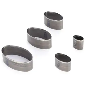 Die Set, 5Pcs Cutting Oval Hole Hollow Die Punching Tool Kit for DIY Craft