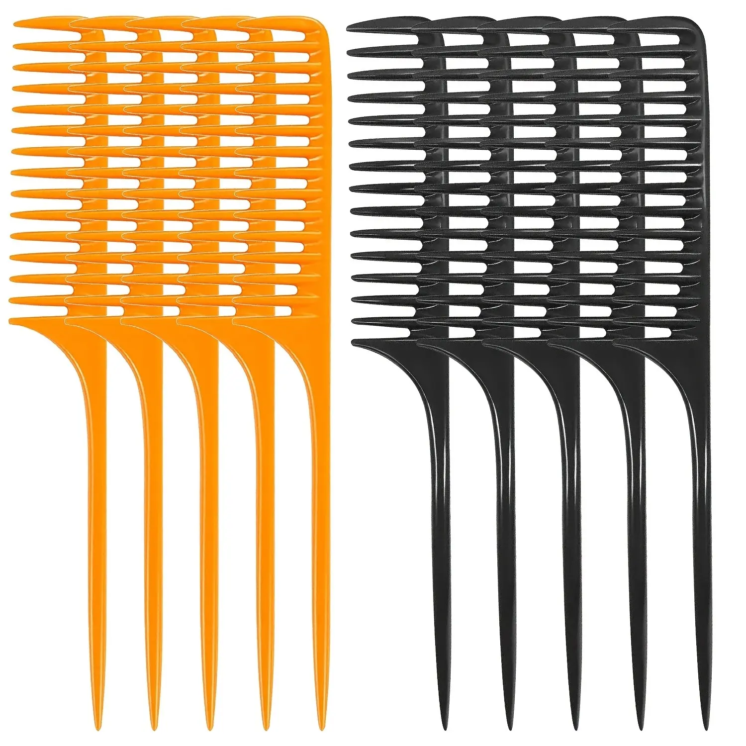 10 Giant Combs Set, Perfect for Hair Styling & Grooming, Durable Design, Ideal for Salon Use, Enhance Your Hairstyling Routine