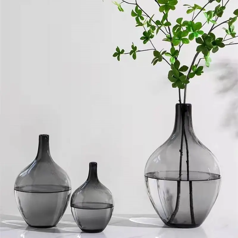 Glass vase, glass ornament, bellflower, and popular glass vase decoration