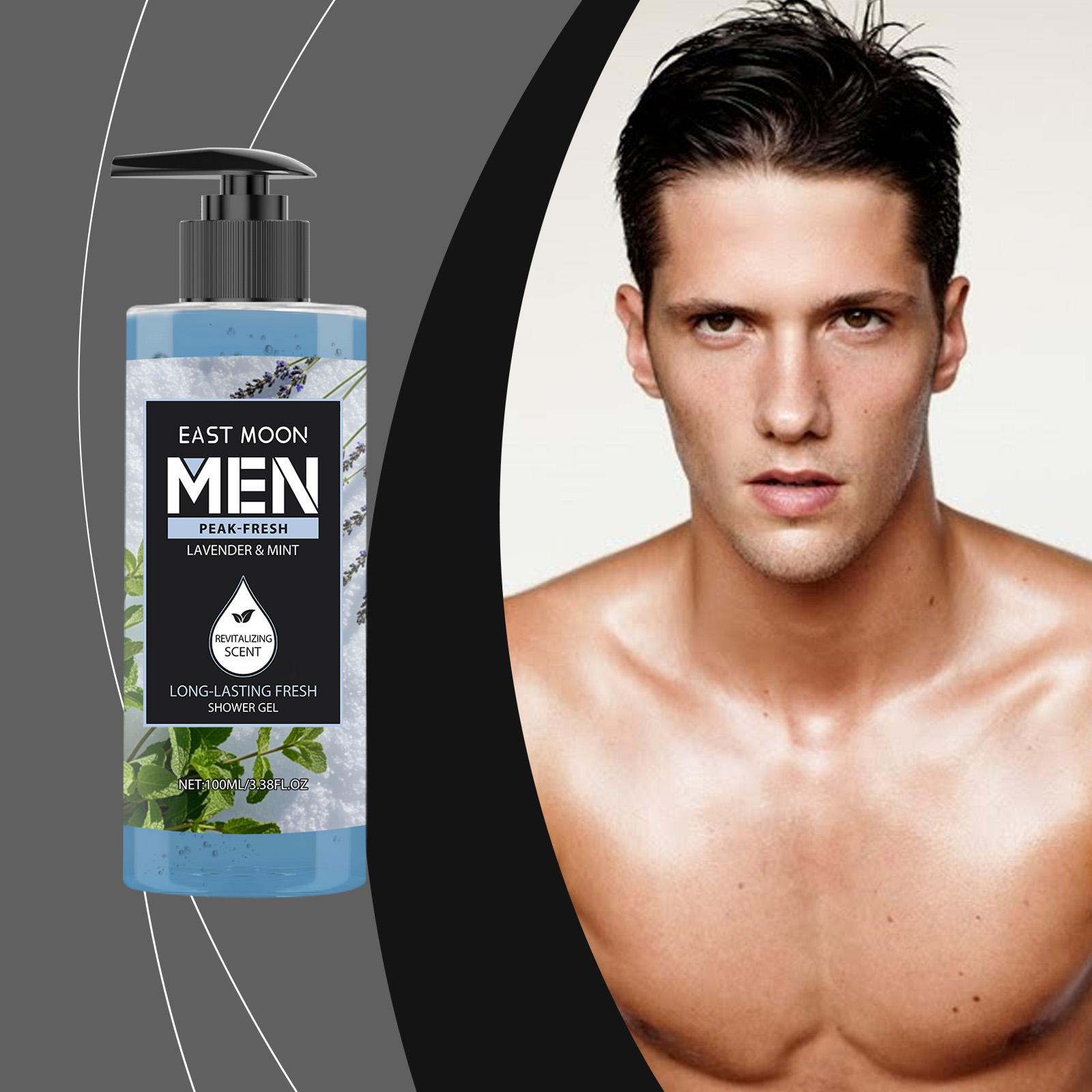 Mint Lavender Fragrance Body Wash, Moisturizing and Moisturizing Cleansing Body Skin Refreshing and Gentle