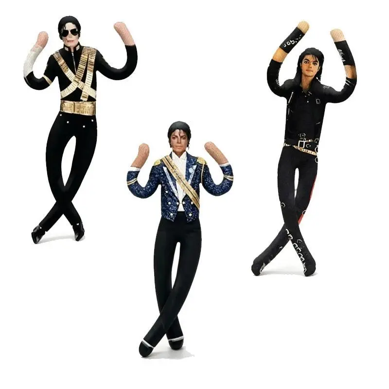 Anime Michael Jackson Cosplay Prop Doll Plush Stuffed Figure Dolls Room Decoration Abstract Joint Mobility Props Gift
