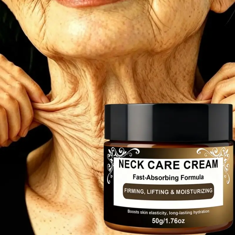 50g neck firming cream, smooth neck wrinkles, moisturizing neck serum,  improve neck texture, daily neck moisturizer, silky neck lotion, anti-aging neck cream for men & women, long lasting hydration, lightweight neck skincare for all skin types