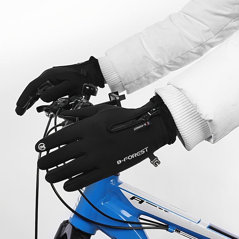 Heated Winter Gloves with Touch Screen Capability - Designed to Be Windproof And Warm, for Skiing And Cycling. These Outdoor Sports Gloves Are Anti-Slip And Shock-Absorbing, Ideal for Both Men And Women During The Fall Touchscreen Multi-Temperature wind