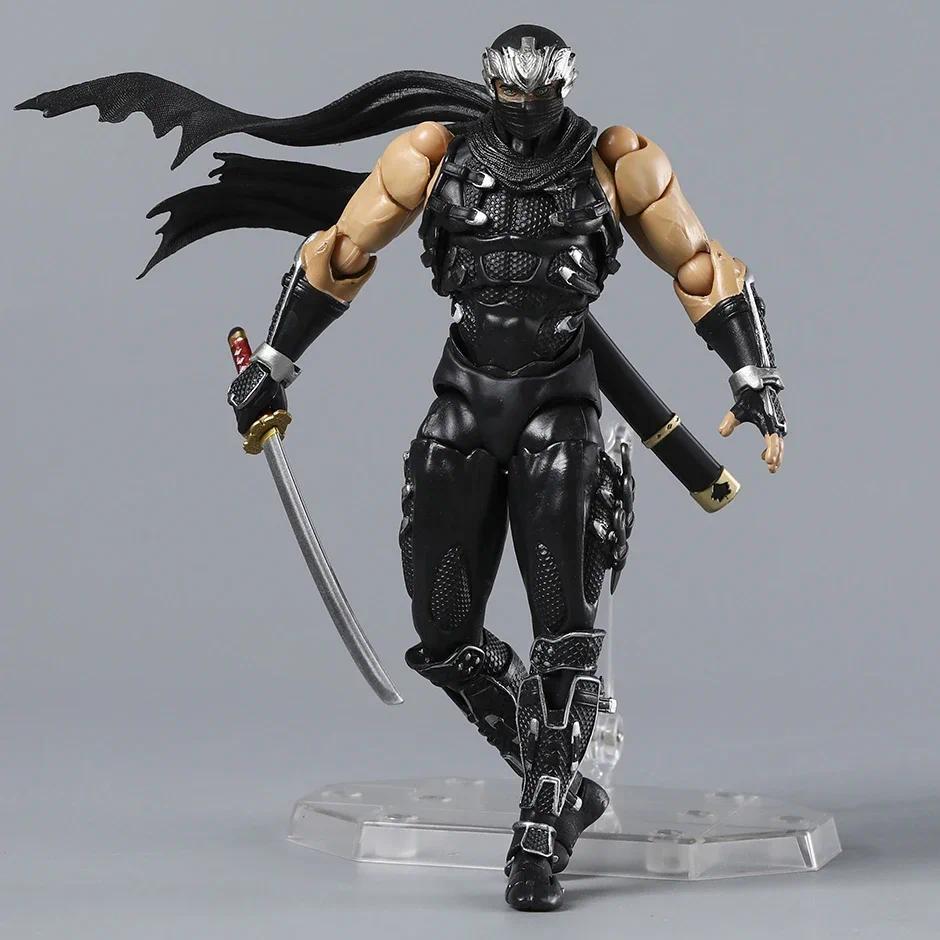 Revoltech Yamaguchi Ninja Gaiden Ryu Hayabusa 1/12 Scale Articulated Action Figure With Bonus Collectible Model For Game Fans