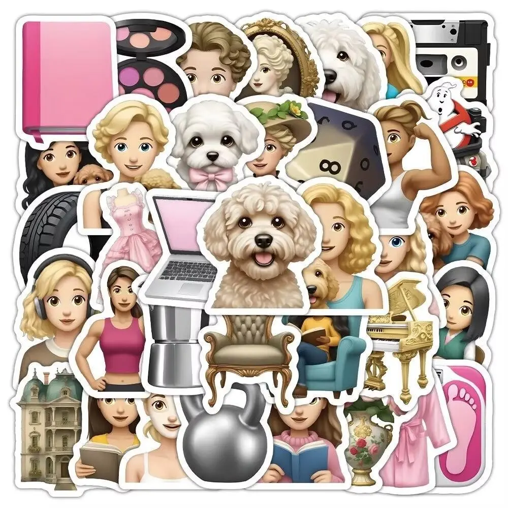 110pcs Fun Creative Emoji Stickers, Handmade Personalized Decorative Stickers, Perfect for DIY Projects and Unique Gifts