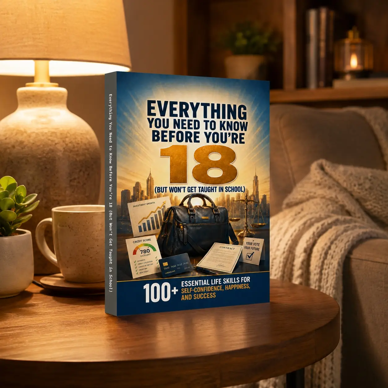 Teen Life Skills Book, Everything 18-Year-Olds Should Know, Adulting Guide, Money Skills, Confidence & Real World Lessons