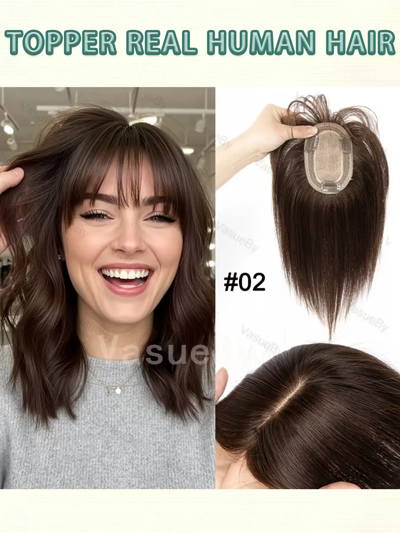 8-14 Inch Real Hair Hairline Topper Block, Secure and Non-Fall, Cover Hairs and Hair Seams Naturally, Natural Blend Hair Extension, Human Hair Extensions, Real Hair Extensions, Human Wig Hair, Hair Replacement, Real Hair Toppers