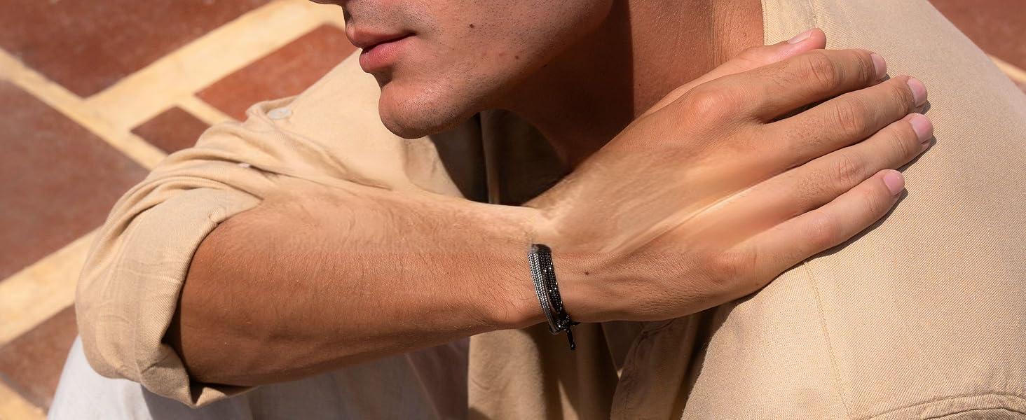 Boho Surfer Bracelets for Men and Women Crafted from Colorful Braided Strings Adjustable and Waterproof Handmade Bracelets for Summer Beach and Ethnic Hipp