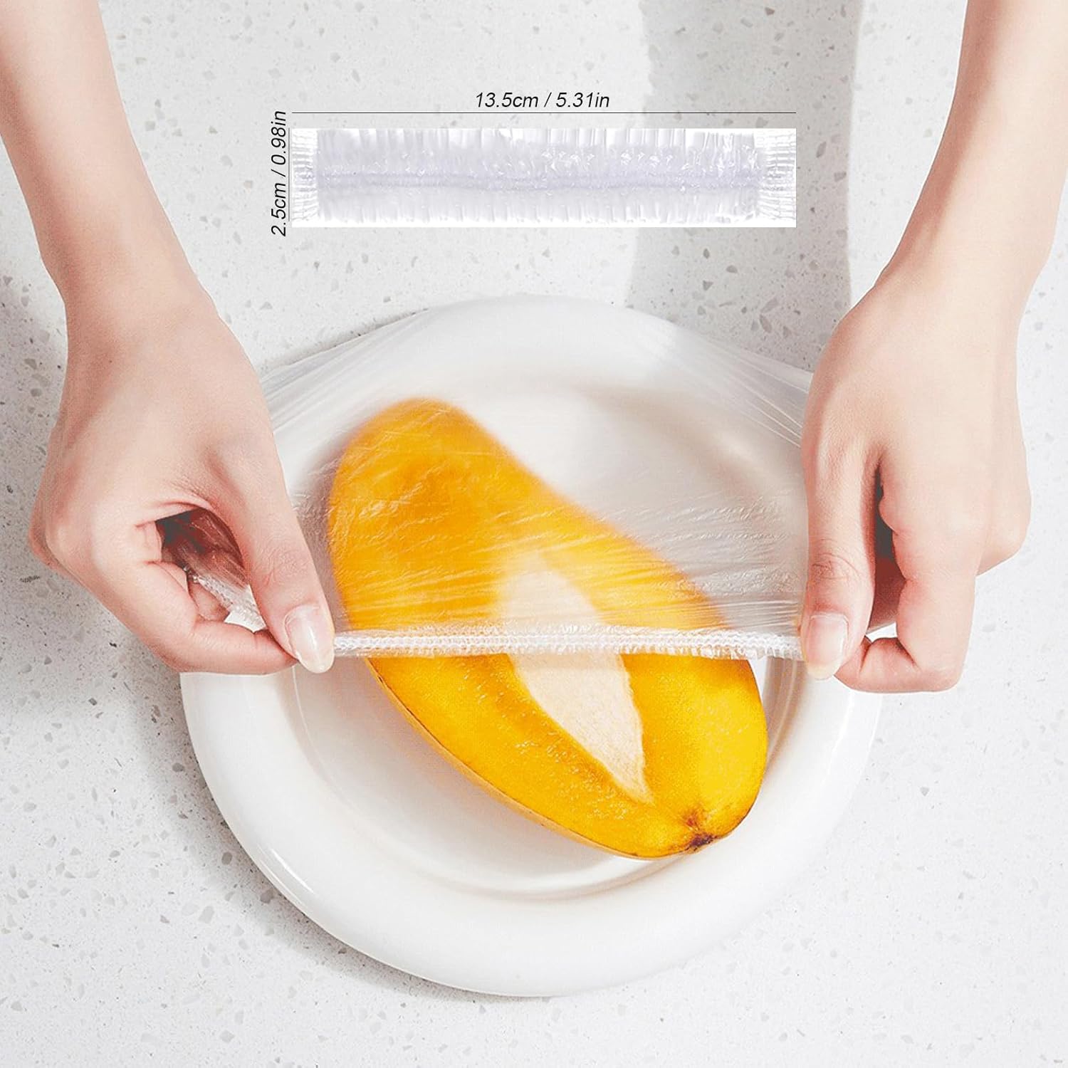 100 count Bowl Covers Bread Proofing Large Plastic Wrap for  Sourdough Bread Baking Bread Rising Elastic  Plate Covers Outdoor Indoor Picnic  Fresh Keeping Bags