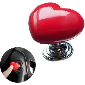 Metal Car Start Button Cover, Engine Push Start Rocker Lever, Decorative Accessory