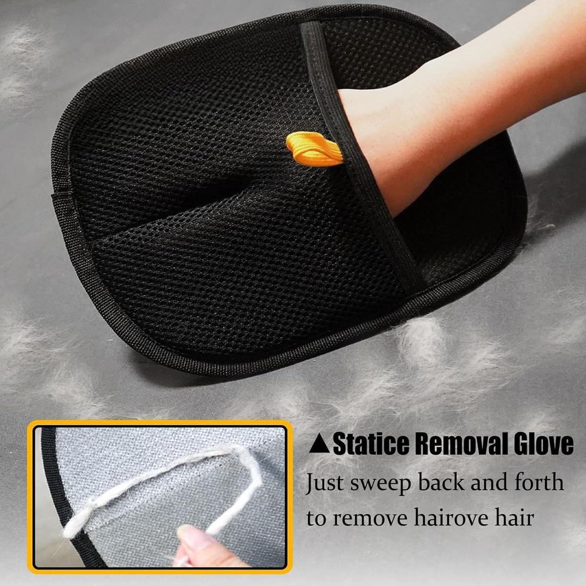 Pet Hair Remover Glove, Electrostatic Removal Gloves for Pet Hair, Pet Hair Remover Gloves for Dog & Cat, Reusable Pet Hair Remover Glove for Carpet, Couch, Clothing, Furniture Pet Hair Remover Glove, Electrostatic Removal Gloves for Pet Hair, Pet Hair Remover Gloves for Dog & Cat, Reusable Pet Hair Remover Glove for Carpet, Couch, Clothing, Furniture