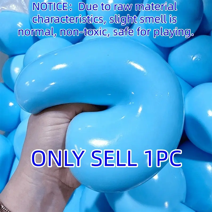10cm Super Large Plush Slime Ball, Stress Relief Giant Squishy Toy, Slow Rebound Compression Toy, Soft Squeeze Toy, Perfect Gift