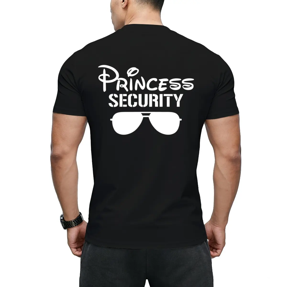 Princess Security Shirt, Funny Dad T-shirt, Boyfriend Security Shirt,Boyfriend Birthday Gift,Disneyland Trip Tee, Fathers Day Gift, Dad Life men clothes Casual Classic