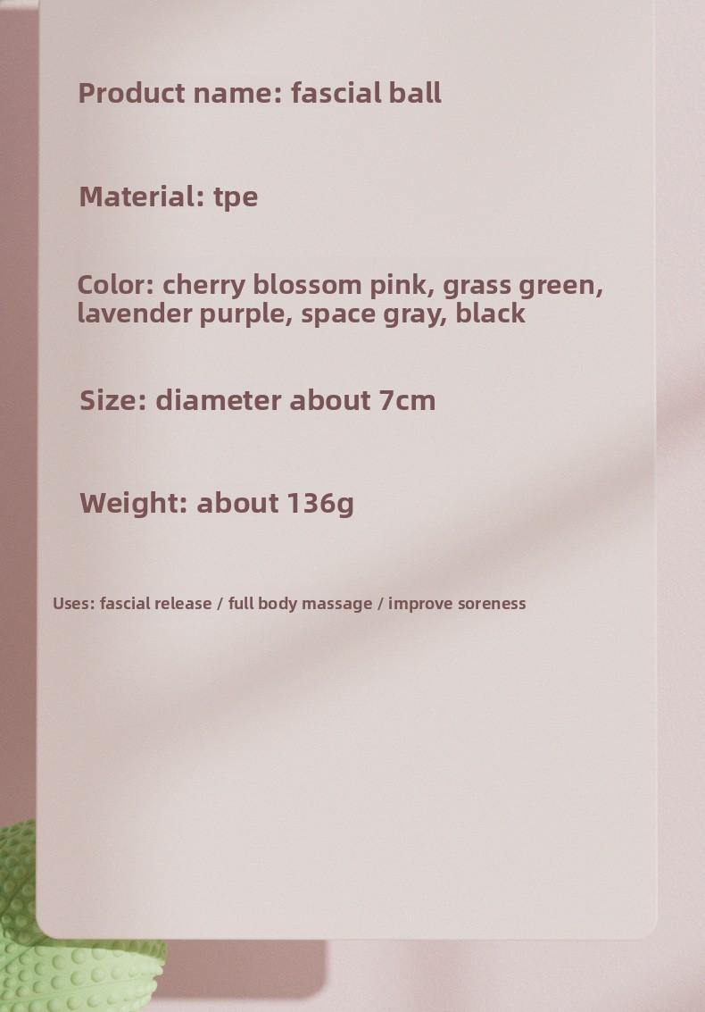 Customized fascia ball, peanut ball, silicone suction cup massage hedgehog ball, used for foot, back, and waist muscle relaxation and meridian massage