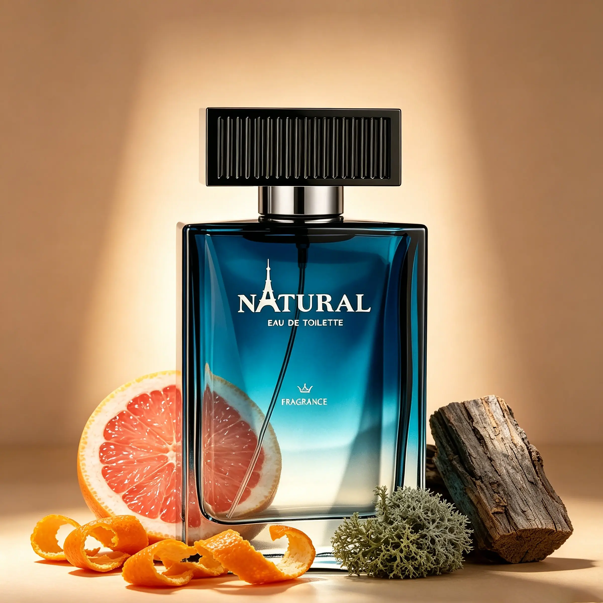 Perfume for Women and Men, Eau de Parfum (100ml) - Aquatic Aromatic Woody Scent, Long-Lasting Fragrance, with Grapefruit, Sea Water, Guaiac Wood & Amber, Perfect Gift for Ocean Lovers