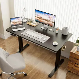 [Deals for You Days]SweetFurniture S -  Electric Standing Desk with Memory Preset, Ergonomic Height Adjustable Table with T-Shaped Metal Bracket Modern Workstations